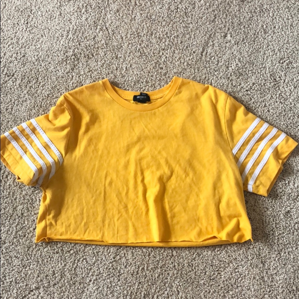 Cropped forever 21 shirt